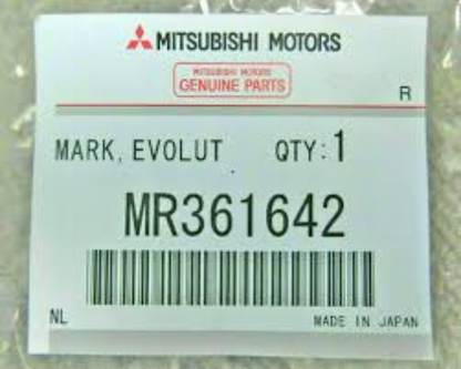Genuine MITSUBISHI OEM PAJERO EVOLUTION Evolution Decal MR361642