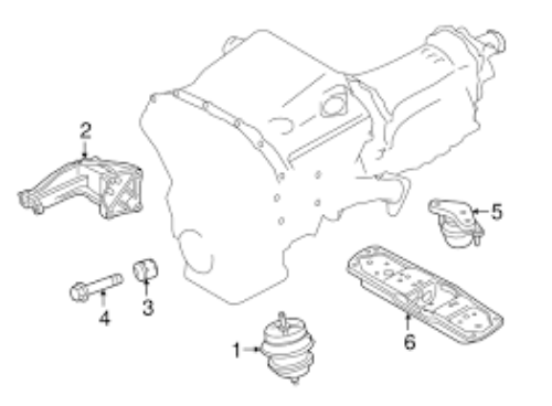 Genuine NISSAN OEM Insulator-Engine Mounting Front 11220-4GC0A