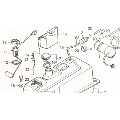 HONDA FUEL PUMP ASSEMBLY HELIX 250 1986-2007 2005 CN250 CN 250 16710-KS4-015