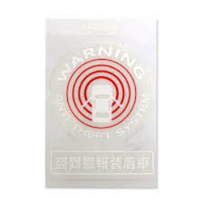 Genuine NISSAN OEM Warning Security Decal Sticker B8595-AQ010