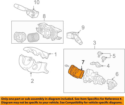 Genuine Honda Ignition Switch Acura Civic CR-V Accord 35130-SAA-J51