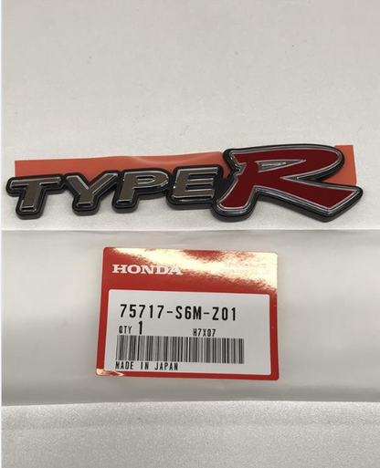 Genuine HONDA OEM INTEGRA DC5 Type-R FRONT GRILLE EMBLEM BADGE 75732-S6M-Z11