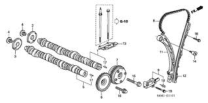 Genuine Honda OEM Acura VVT Actuator K20A K24A (fits 04-08 TSX) 14310-RBB-003