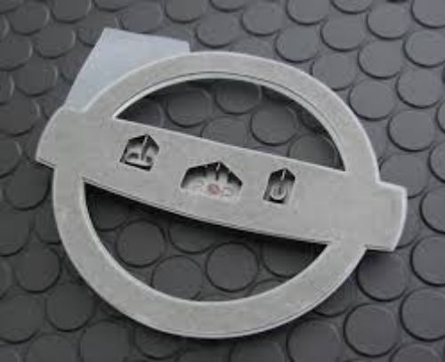 Genuine Nissan OEM 370Z Front Bumper New Logo Emblem 62890-6GP0A