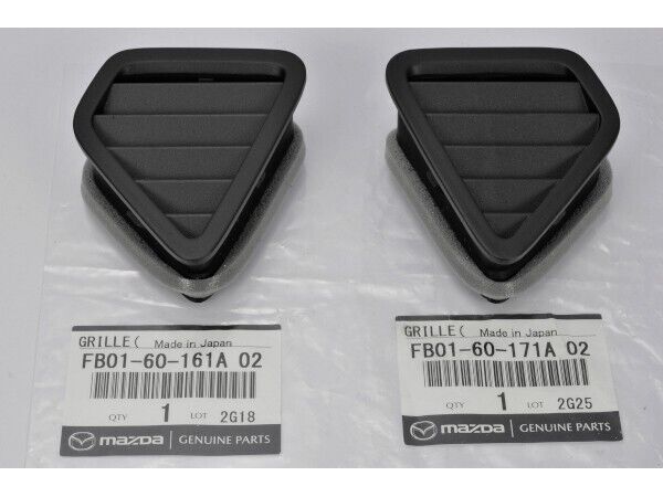 Genuine MAZDA OEM RX-7 RX7 FC3S 1986-1992 Demister Grill Dashboard Vent Pair Set