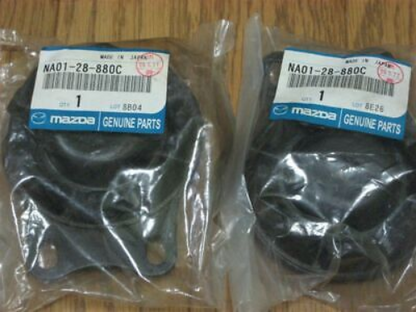 Genuine Mazda OEM Miata MX5 Rear Differential Subframe Bush Mount Stopper  2 set