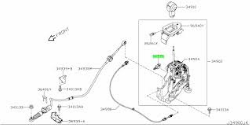 Genuine Nissan OEM Rogue Shift Select Lock Solenoid Valve 4 Cyl 2.5L 2008-2015