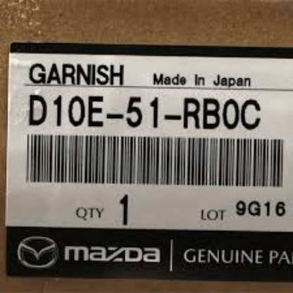 Genuine Mazda OEM CX-3 Driver LH Front Lower Molding Trim 2016-2021 D10E-51-RB0C