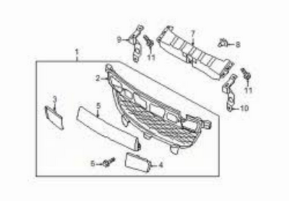 Genuine MAZDA OEM MX-5 NCEC 2008-2014 Towing Hook Bumper Cover NP32-50-A11 BB