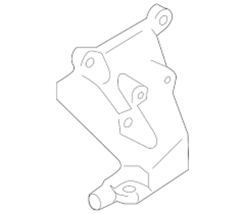 Genuine Nissan 2009-13 AWD G37 3.7 V6 ENGINE-Front mount bracket RH 11232-JK50A