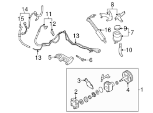 Genuine Nissan OEM 03 - 08 Infiniti FX35 FX45 POWER Steering Pressure Sensor