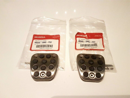 Genuine HONDA OEM ACURA Integra DC5 RSX Accord Civic Brake Clutch Pedal Pads
