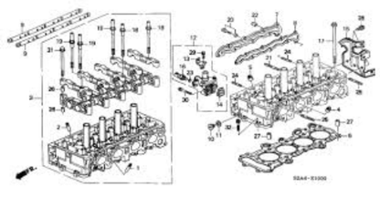 Genuine HONDA OEM S2000 AP1 AP2 2000-2009 Cylinder Head Gasket 12251-PCX-004