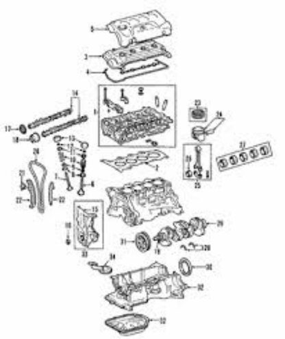 Genuine Toyota OEM 2ZR-FE FXE 1.8L Engine Cylinder Head Gasket 11115-37062