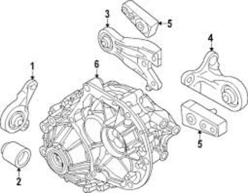 Genuine MITSUBISHI OEM MOUNTING Engine Mount Bracket Outlander 2SET