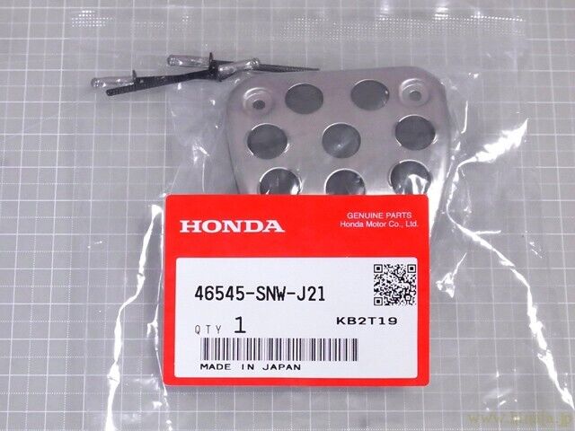 Genuine HONDA OEM CIVIC FD2 TYPE-R Brake Clutch Pedal Pad 46545-SNW-J21 x2