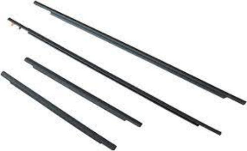Genuine TOYOTA OEM FJ CRUISER 07-14 Outer Door Glass Moulding Weatherstrip Set