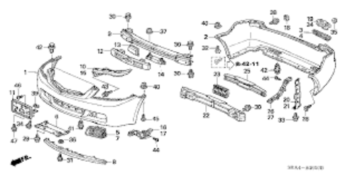 Genuine Honda Acura Passenger Headlight Lamp Bracket 2004-2008 TSX 71140-SEA-000