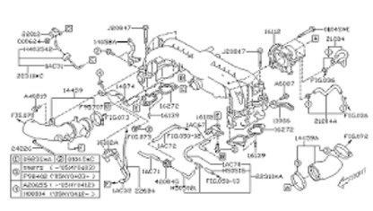 Subaru OEM 2005-2014 Air Intake Duct Throttle Body to Intercooler  14459AA660