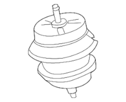 Genuine NISSAN OEM Insulator-Engine Mounting Front 11220-4GC0A