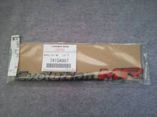 Genuine MITSUBISHI OEM Lancer Evolution evo8 CT9A MR emblem 7415A007