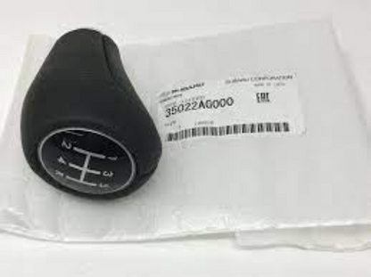 Genuine Subaru OEM Leather Shift Knob 5Spd 12-15 Impreza XV Crosstrek 35022AG000