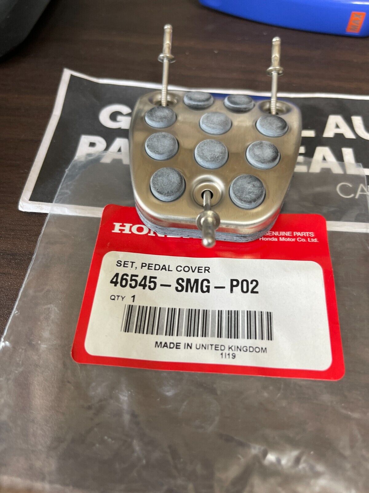 Genuine HONDA OEM ACURA Integra DC5 RSX Accord Civic Brake Clutch Pedal Pads