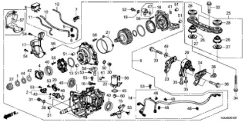 Genuine Honda OEM Oil Pressure Sensor (DENSO) Sending Switch 37260-RNA-A01
