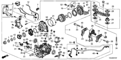 Genuine Honda OEM Oil Pressure Sensor (DENSO) Sending Switch 37260-RNA-A01