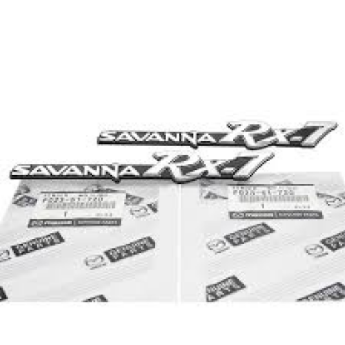 Genuine Mazda OEM Savanna RX-7 SA22C Side emblem pair F023-51-720