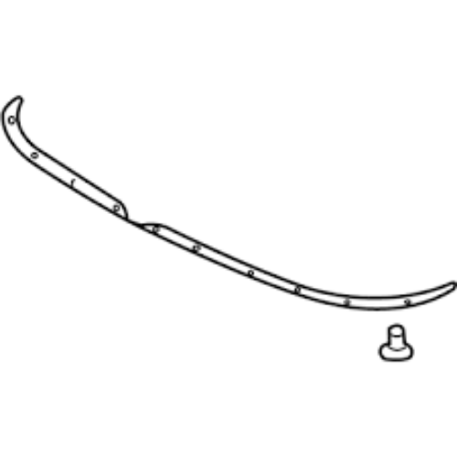 Genuine HONDA OEM INTEGRA Rubber Hood Seal 74142-ST7-000