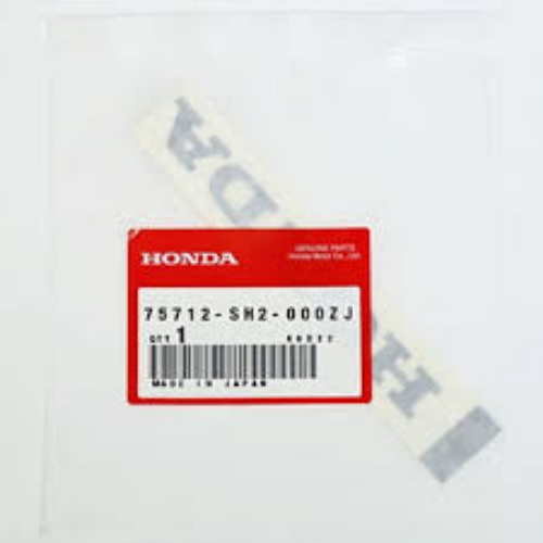 Genuine Honda OEM 88-91 CRX EF Rear Decal Sticker 75712-SH2-000ZJ