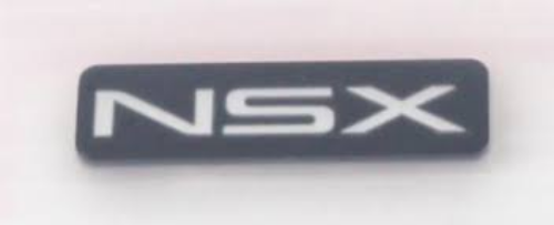 Honda OEM 91-05 Acura NSX NA1 NA2 Side Door NSX Emblem Badge Black 75736-SL0-J10