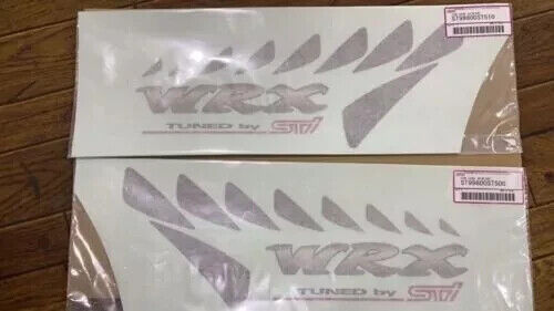 Genuine SUBARU OEM Impreza WRX STI GC8 Rear Side Fender Decal Sticker LH RH