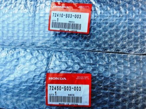Genuine HONDA CIVIC OEM EK4  EK9Door Window Weather Molding Right ＆ Left Set