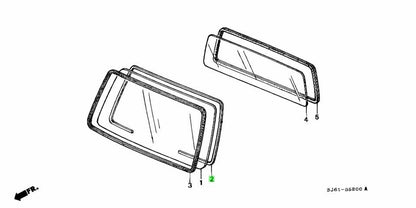 Genuine HONDA ACTY ACTY TRUCK HA1 HA2 HA3 HA4 HA5 Front Window Rubber Seal Trim