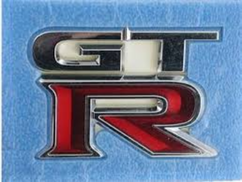 Genuine NISSAN OEM GT-R R35 2009-2023 "GTR" Trunk Lid Emblem 84894-JF60B