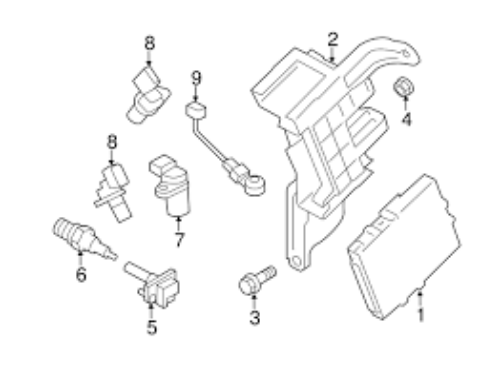 Genuine Subaru OEM Ignition Coil 2011-2014 Impreza 2011-2013 Forester 22433AA602