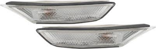 Genuine Nissan OEM R35 GT-R GTR Clear Front Corner Lamps Lights Indicators Set