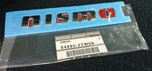 Genuine Nissan OEM R35 GT-R 14-22  Rear Nismo Emblem Badge 84895-3YW0A