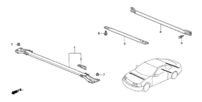 Genuine HONDA OEM DC2 Integra TYPE-R Front Strut Tower Bar Sticker Decal