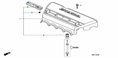 Genuine Honda OEM i-VTEC emblem i-VTEC Cars Civic Integra Prelude FD2 DC2