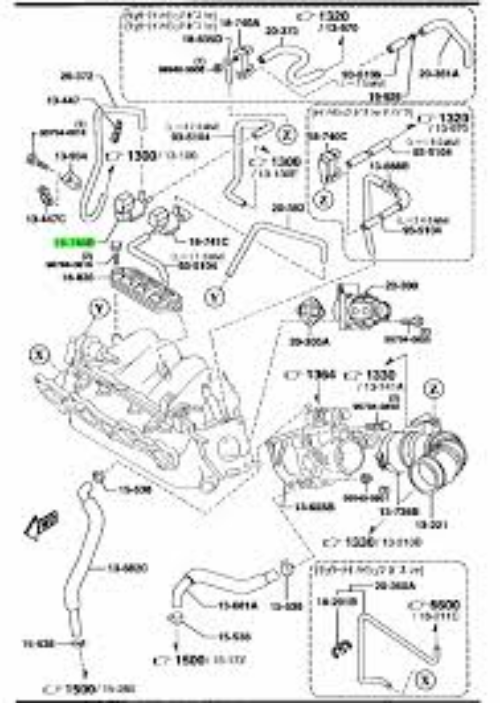 Genuine MAZDA OEM MPV MX-6 Air Solenoid Valve KL01-18-741