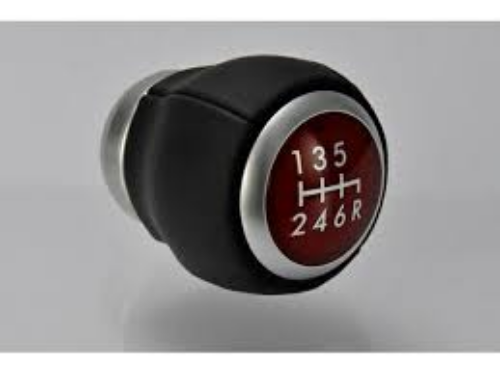 Genuine Subaru OEM Impreza WRX STI Leather Shift Knob 6 Speed Red