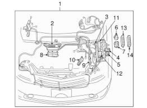 GENUINE TOYOTA OEM 04-09 PRIUS FUSE FUSIBLE LINK BOX 82620-47050