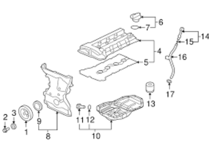 Genuine MITSUBISHI OEM Lancer Evolution 10 Oil Pan 1200A394