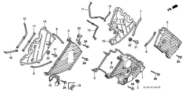 Genuine HONDA OEM NSX NA1 Water Pump 19200-PR7-305