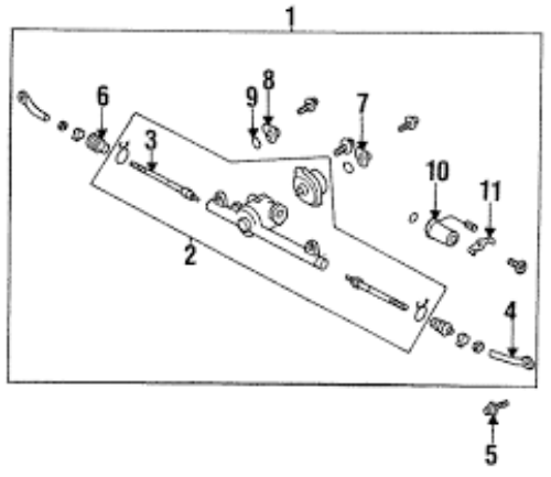 Genuine Nissan OEM BALL JOINT REAR AXLE 55154-30P00