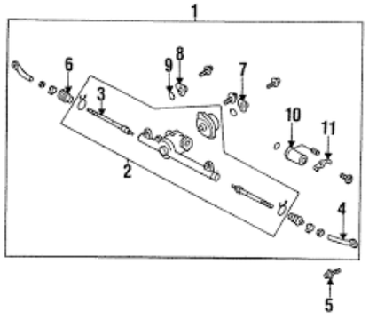 Genuine Nissan OEM BALL JOINT REAR AXLE 55154-30P00