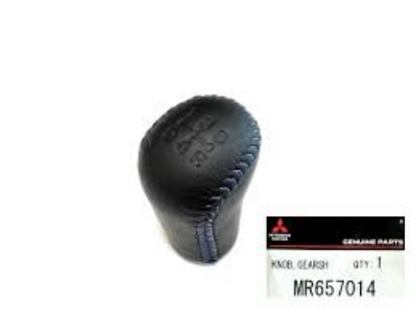 Genuine Mitsubishi OEM LANCER EVO5 EVO6 CP9A Shift Knob Blue Stitch MR657014